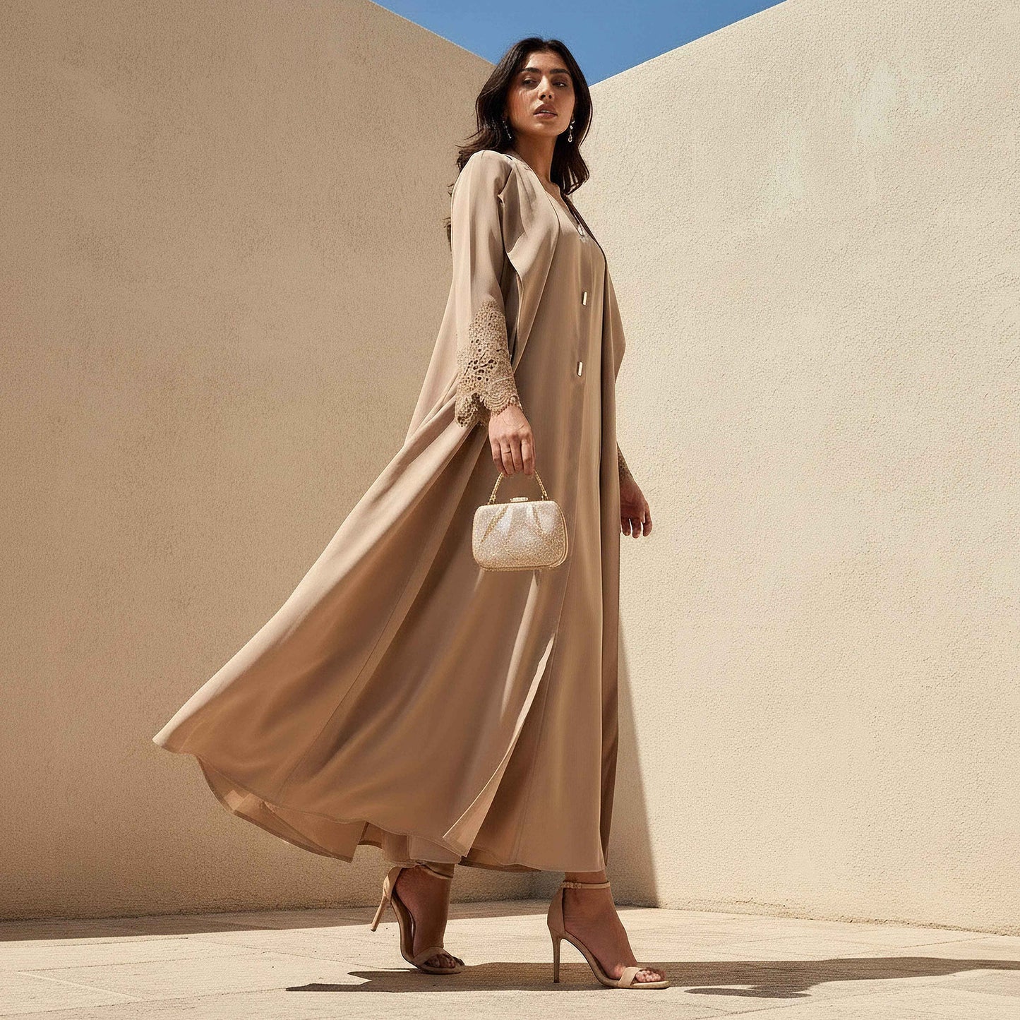 Premium Maxi Dress with Cover-Up - FHIVORÉ