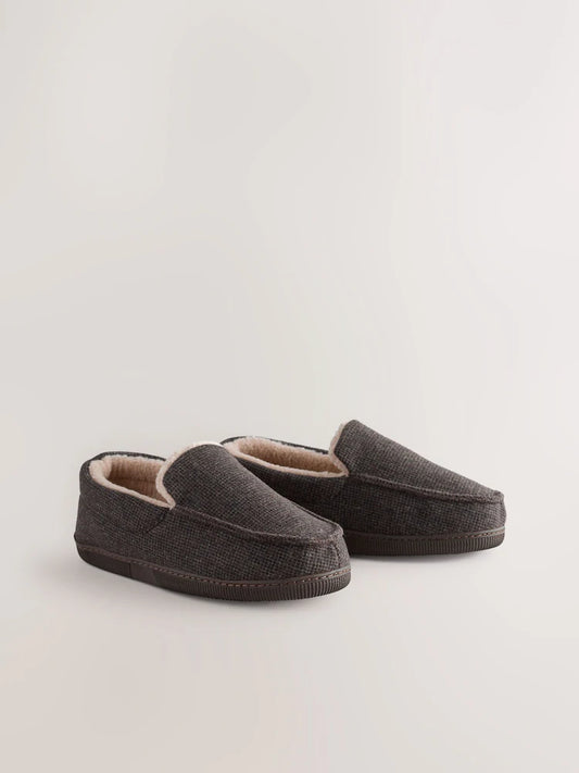 Closed Back Textured Slippers