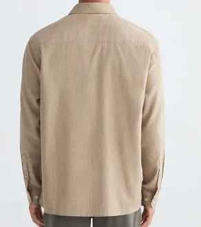 Textured Dobby Long Sleeve Shirt - FHIVORÉ