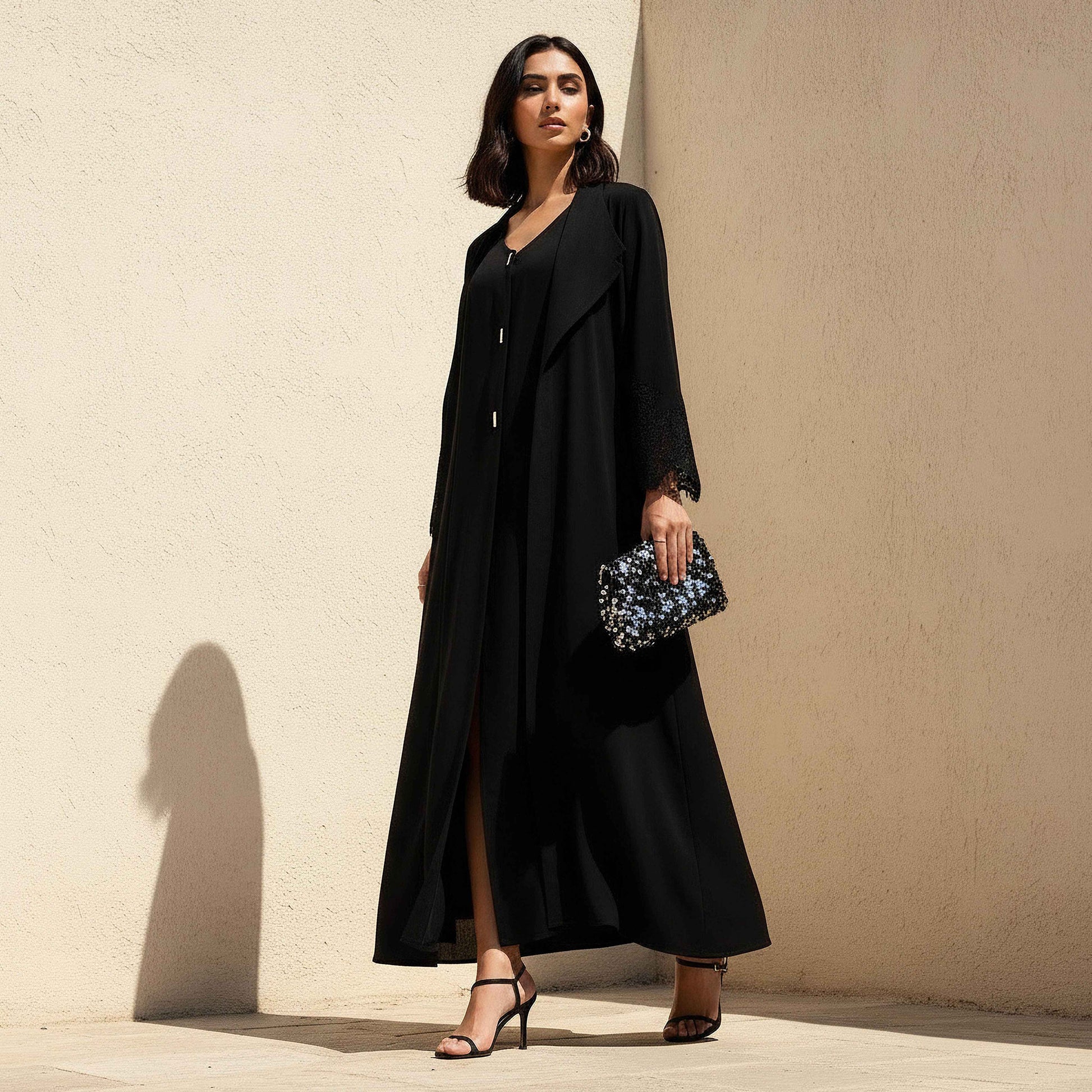 Premium Maxi Dress with Cover-Up - FHIVORÉ