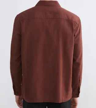 Textured Dobby Long Sleeve Shirt - FHIVORÉ