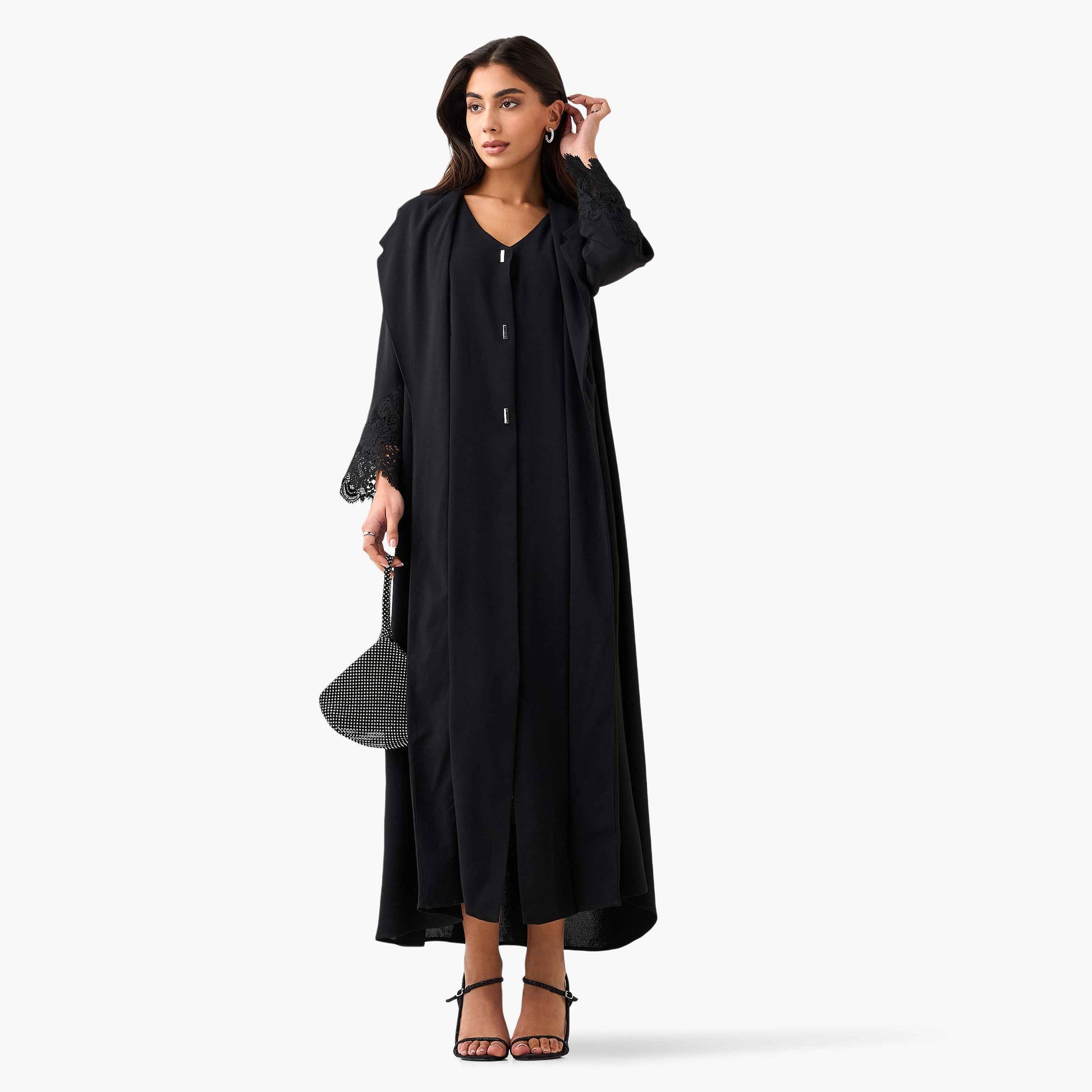 Premium Maxi Dress with Cover-Up - FHIVORÉ