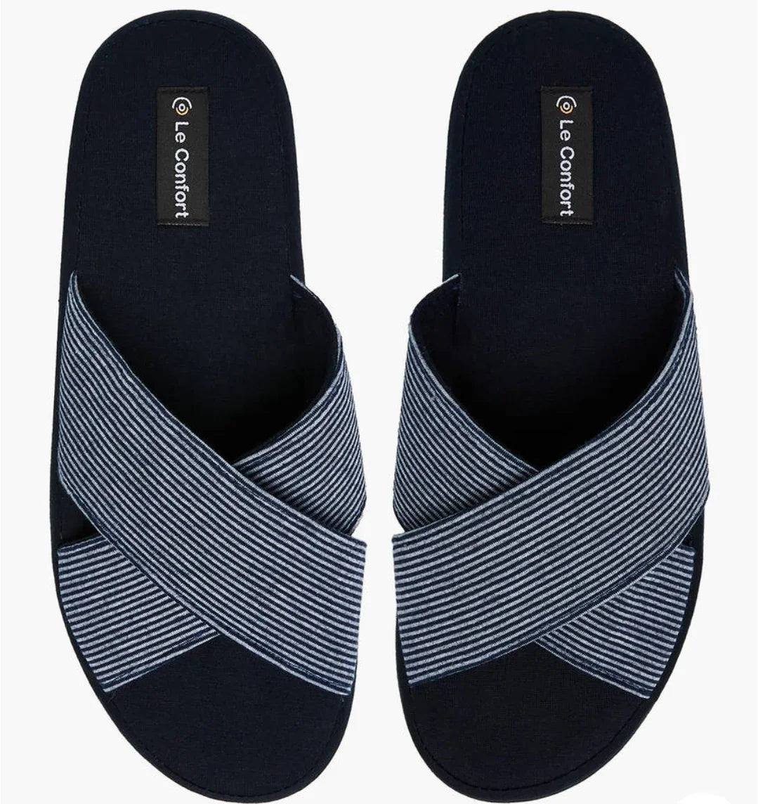 LE CONFORT Comfortable Cross Strap Bedroom Slippers - FHIVORÉ