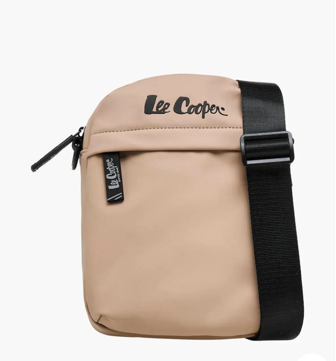 Lee Cooper Solid Crossbody Bag With Adjustable Strap - FHIVORÉ