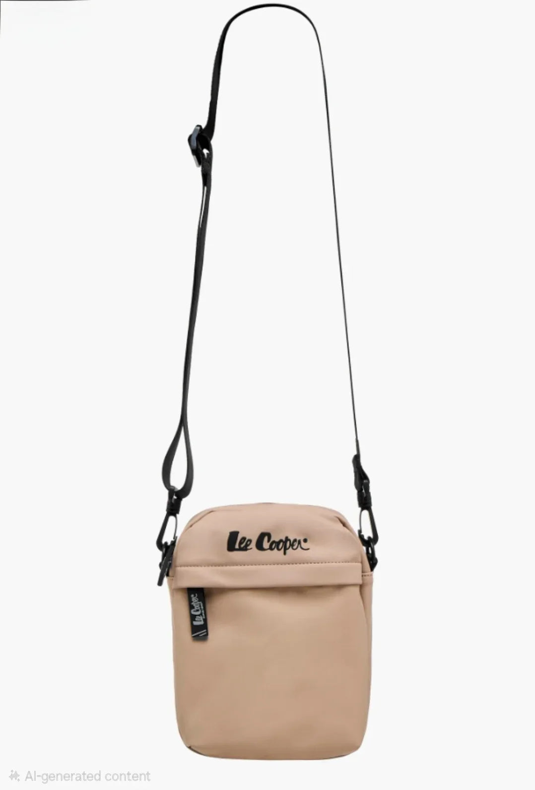 Lee Cooper Solid Crossbody Bag With Adjustable Strap - FHIVORÉ
